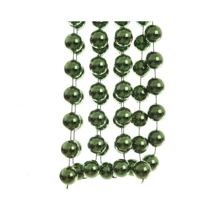 GHIRLANDA PALLINE DK GREEN D2